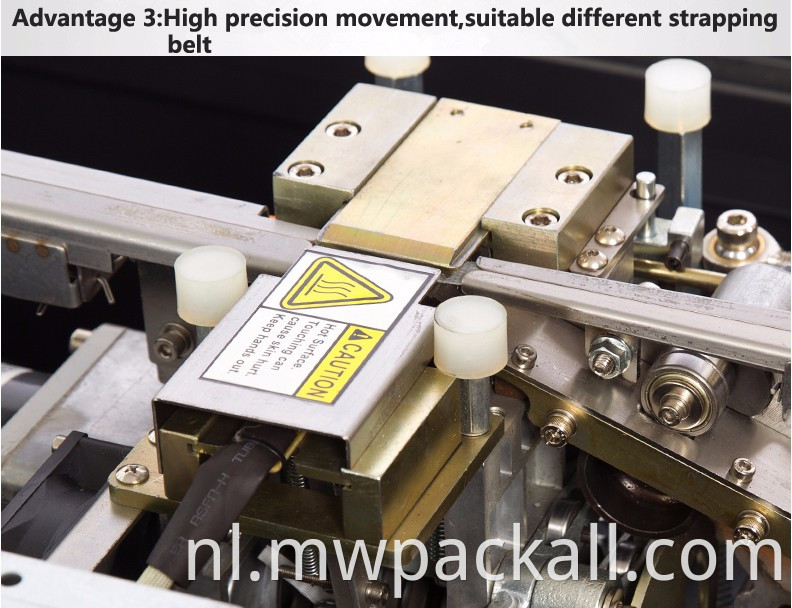 Automatische karton boxstrapping machine/automatische PP -riembindmachine/-banden machine aan riemkartons